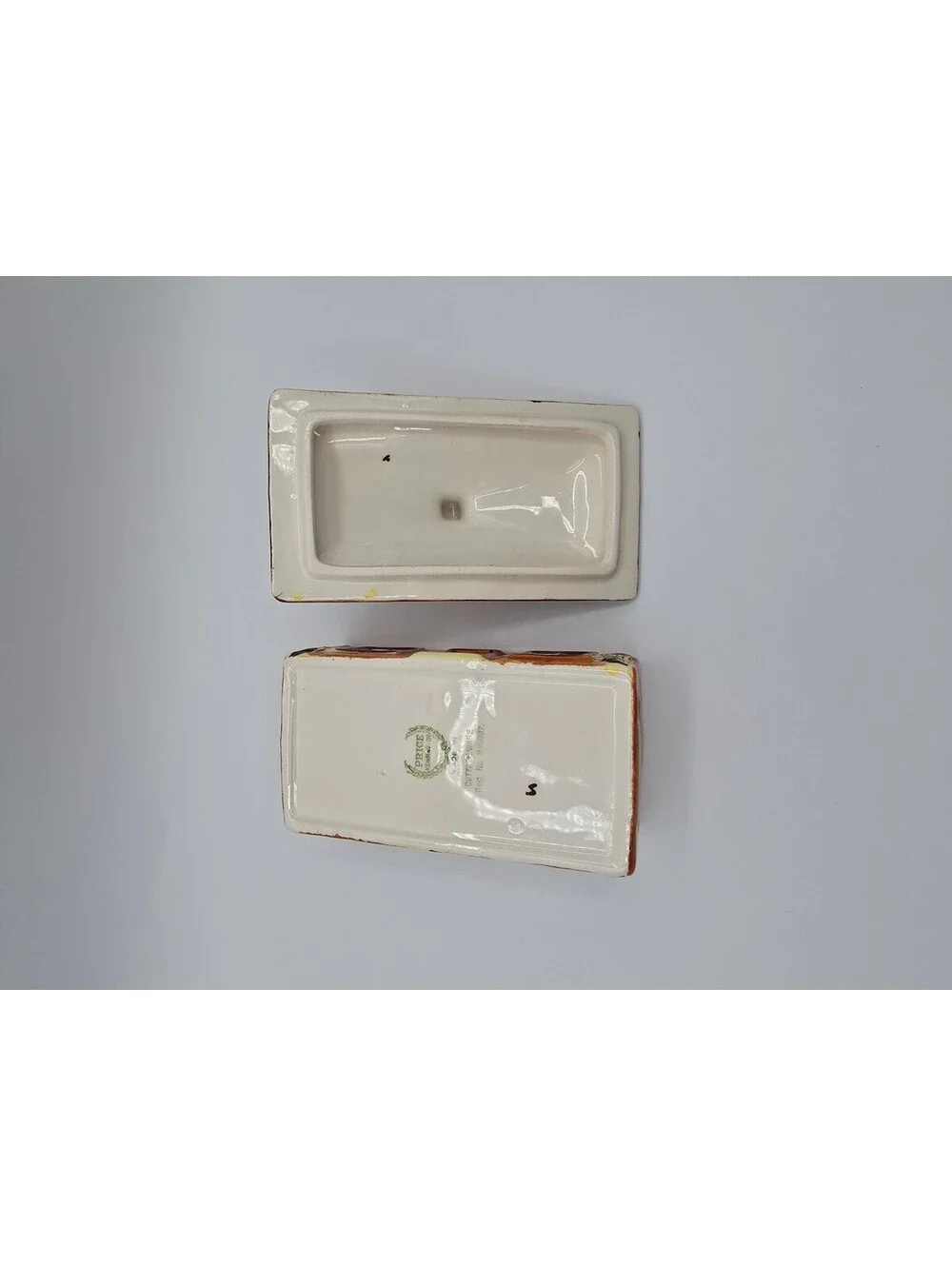 Vintage Price Kensington Cottage Ware Butter Dish Ye Olde Cottage England